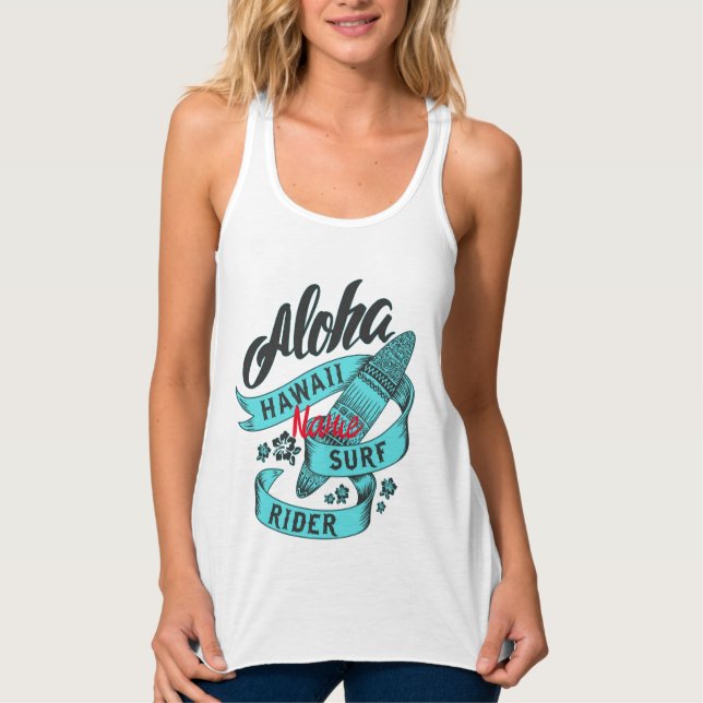 Aloha Hawaii Surf Rider Thunder_Cove Tank Top (Vorderseite)