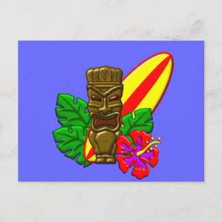 Aloha Hawaii Surfer Postkarte