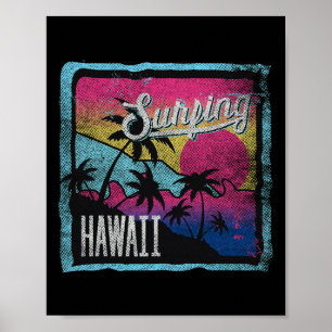 Aloha Hawaii Surfing Luau Hawaiian Vacation C Poster