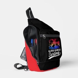 Aloha Hawaii Surfing Vibes Crossbody Bag