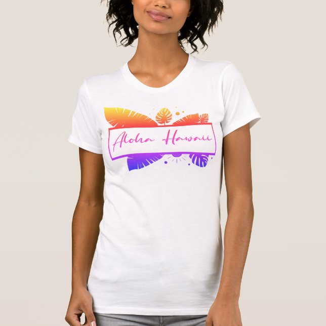 Aloha Hawaii T Shirt (Vorderseite)