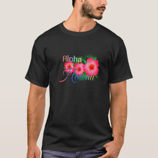 Aloha Hawaii Tropical Island Blume T-Shirt
