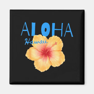 Aloha Hawaii tropische Blumen Strand Sommerferien Magnet