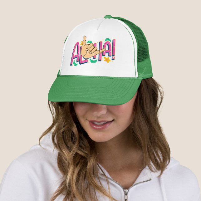 Aloha Hawaii Trucker Hat Truckerkappe (Beispiel)