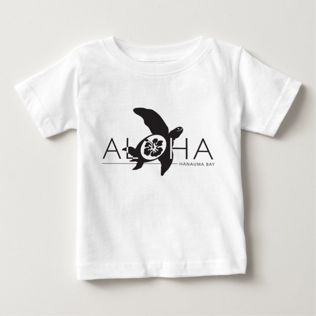 Aloha - Hawaii Turtle Baby T-shirt (Vorderseite)