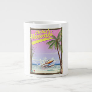 Aloha! Hawaii Vintage Reiseposter Jumbo-Tasse