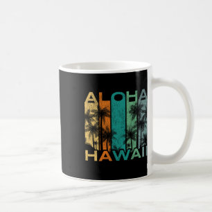 Aloha Hawaii Vintage-Surfbrett Kaffeetasse