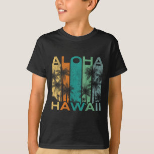 Aloha Hawaii Vintage-Surfbrett T-Shirt