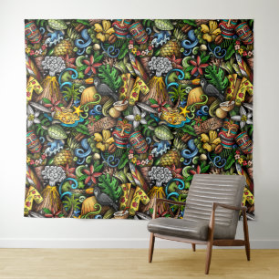 Aloha Hawaii Wandteppich