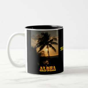 Aloha Hawaii Zweifarbige Tasse