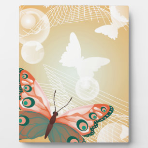 Aloha Hawaiian Butterfly Hochzeit Liebe Kunst Dest Fotoplatte