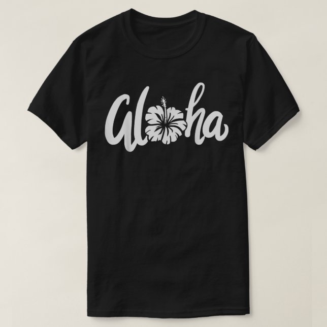 Aloha Hawaiian Hawaii T-Shirt (Design vorne)