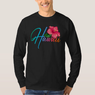Aloha Hawaiian Hibiskus Blume Hawaii Beach Luau T-Shirt