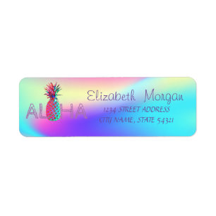 Aloha Hawaiian Pineaple Holographic