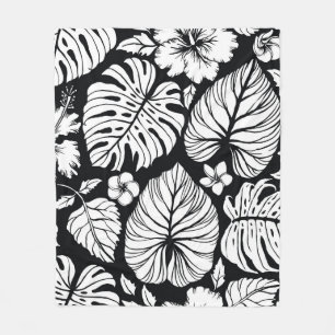 Aloha Hawaiian Shirt Nahtloses Hintergrundmuster.  Fleecedecke