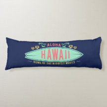 Aloha Hawaiian Surfer Body Kissen