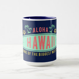 Aloha Hawaiian Surfer individuelle Name Tasse