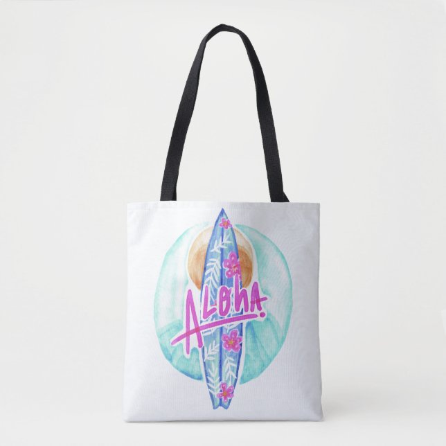 Aloha Hawaiian Surfer Taschen (Vorderseite)