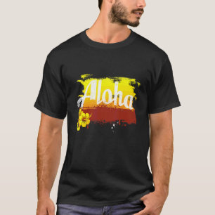 Aloha Hawaiian Tiki Retro Vintage Maui Ohana T-Shirt