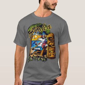 Aloha Hawaiian Tropical Unicorn Moa Bea T-Shirt
