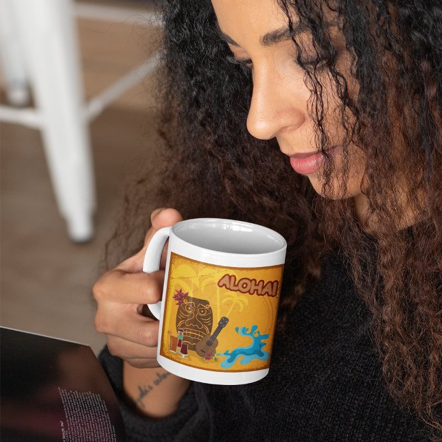 Aloha Hawaiian Vacation Coffee Tasse (Von Creator hochgeladen)