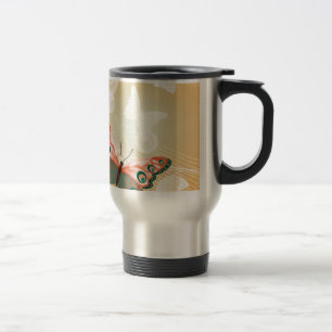 Aloha Hawaiianischer Schmetterling Hochzeit Liebe  Reisebecher