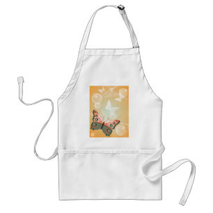 Aloha Hawaiianischer Schmetterling Hochzeit Liebe Schürze