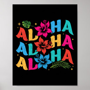 Aloha Hawaiianischer Sommer Hawaii Urlaub Kinder M Poster