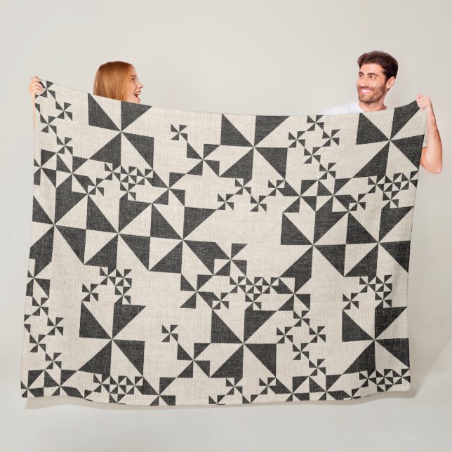 Aloha hawaiianisches Musterdruck Fleecedecke (Beispiel)