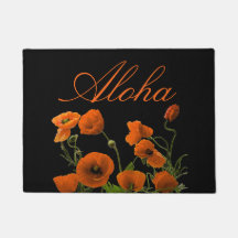 Aloha hawaiische Hibiskus-Blumen-schwarze mit