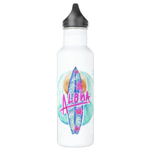 Aloha hawaiische Surfer-Name-Wasserflaschen Trinkflasche