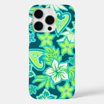 Aloha Heart Hawaiian Hibiskus Tropical Aquamarin