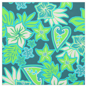 Aloha Heart Hawaiian Hibiskus Tropical Stoff
