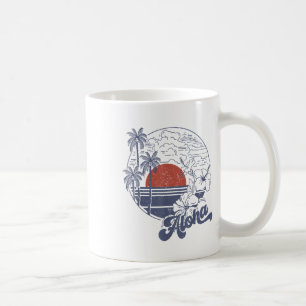 Aloha Hello Summer Vacation Hawaii Beach Family Ma Kaffeetasse
