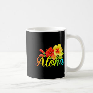Aloha-Hemd hawaiianische Blume Hawaii-Urlaub Fraue Kaffeetasse
