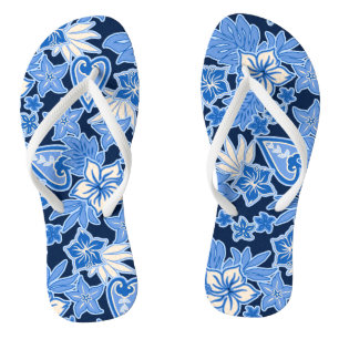 Aloha-Herz Hawaiianischer Hibiskus Tropisch Flip Flops