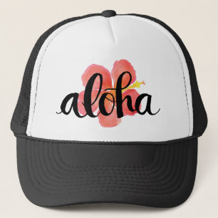 Aloha Hibiscus Trucker-Mütze Truckerkappe