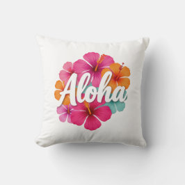 Aloha Hibiskus Hawaiian Dream Design Hawaii Vaca Kissen