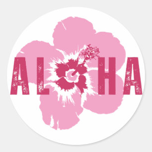 Aloha Hibiskus Sticker