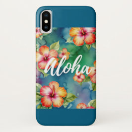 Aloha Hibiskus Tropenfarben-Blumendesign Case-Mate iPhone Hülle