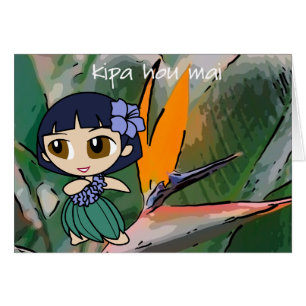 "Aloha Honeys" Besucherkarte