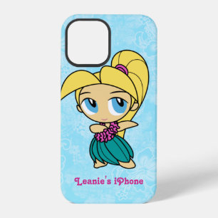 Aloha Honeys Blond Hula Girl Hawaiian Hibiskus iPhone 12 Pro Hülle