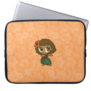 Aloha Honeys Hula Girl Hibiskus Neoprene Laptopschutzhülle