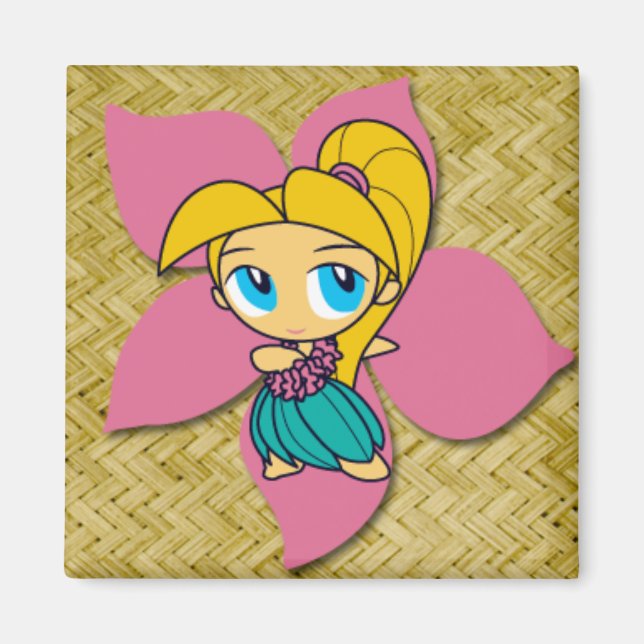 Aloha Honeys Hula Girl Mags Magnet (Vorne)