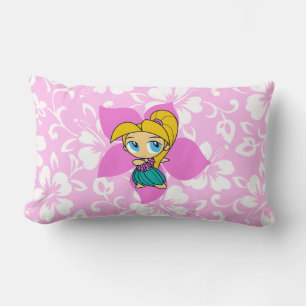 Aloha Honeys Hula Girl Reversible Lumbar Pillows Lendenkissen