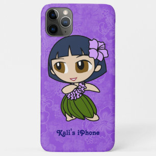 Aloha Honeys Lila Hula Girl Hawaii Hibiskus Case-Mate iPhone Hülle
