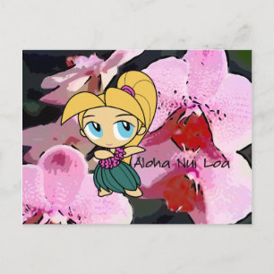 Aloha Honeys Luau & Grußkarten Postkarte