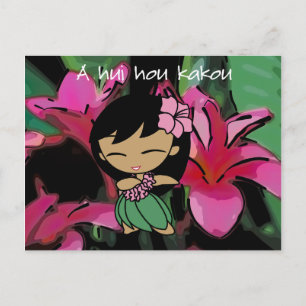 Aloha Honeys Luau & Grußkarten Postkarte