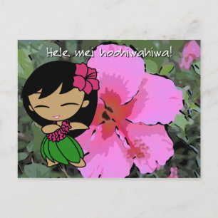 Aloha Honeys Luau & Grußkarten Postkarte