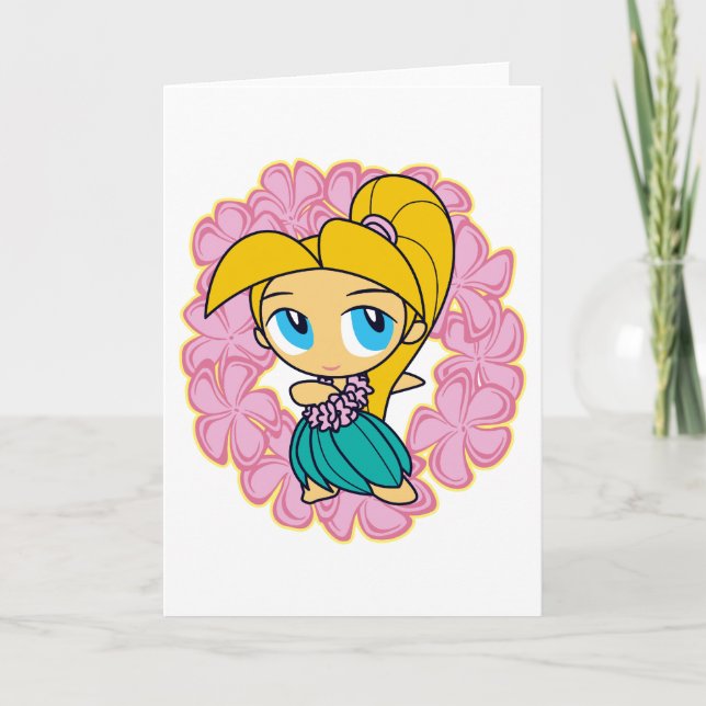 "Aloha Honig-" Gruß-Karten im Rosa Karte (Vorderseite)